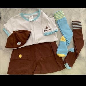 Girl Scout brownie uniform- size 7-8
